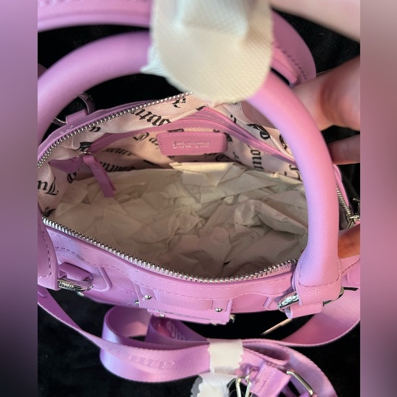 Juicy Couture💜 EXCLUSIVE💜 Violet Tulle Y2CUTE DOME SATCHEL (NWT) - Picture 13 of 16